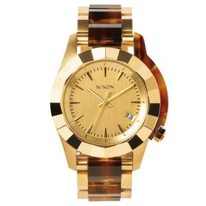 Nixon Womens 'The Monarch' Gold Dial  Watch